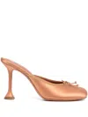 Amina Muaddi Lila Slipper Mules In Pink