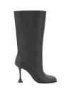 Amina Muaddi Liya 95 Leather Knee-high Boots