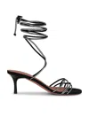 Amina Muaddi Lori 60 Lace Up Sandal
