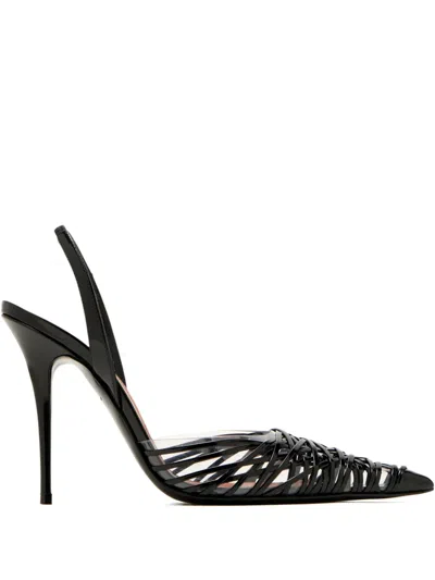 Amina Muaddi Lori Pumps In Black