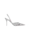 Amina Muaddi 90mm Lori Strappy Pointed-toe Slingback Pumps