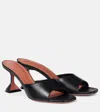 Amina Muaddi Women Patent-leather Lupita Sandals In Black