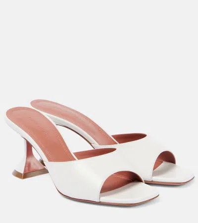 AMINA MUADDI LUPITA 70 LEATHER MULES