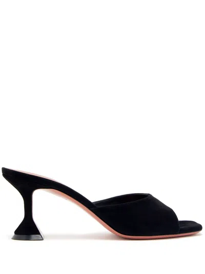 Amina Muaddi Lupita 70 Mule In Black