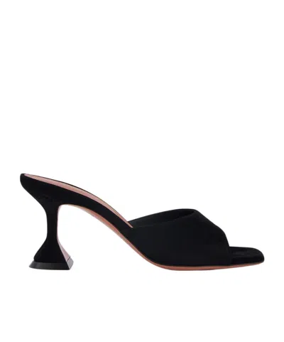 AMINA MUADDI LUPITA 70MM SUEDE MULES