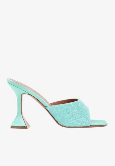 AMINA MUADDI LUPITA 95 CRYSTAL DUST SANDALS