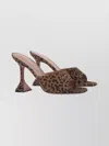 Amina Muaddi Stiletto High-heeled Sandals In Animal Print