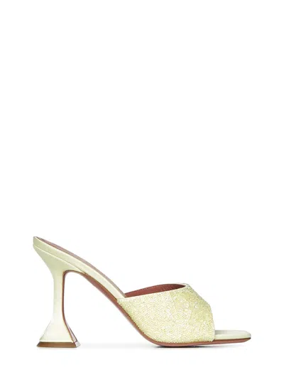 AMINA MUADDI AMINA MUADDI LUPITA CRYSTAL 95 SANDALS