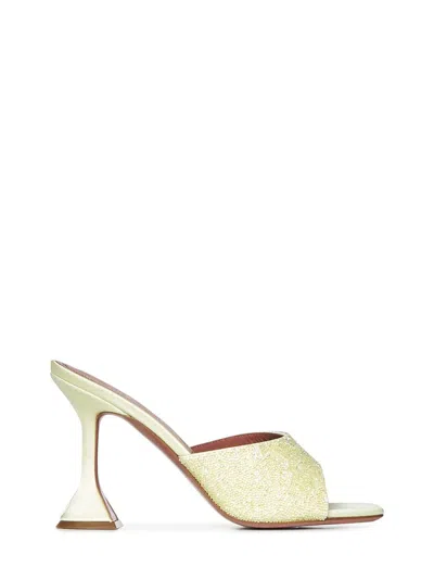 AMINA MUADDI AMINA MUADDI LUPITA CRYSTAL 95 SANDALS