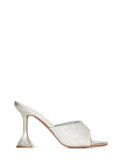 AMINA MUADDI AMINA MUADDI LUPITA CRYSTAL 95 SANDALS