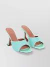 Amina Muaddi Satin Open-toe Sandals With Crystal Embellishments