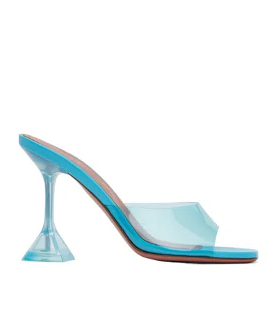 AMINA MUADDI LUPITA GLASS 95 HIGH-HEELED SANDALS