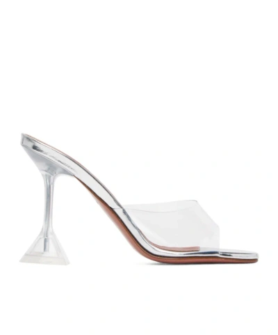 Amina Muaddi Lupita Glass Slipper In Transparent