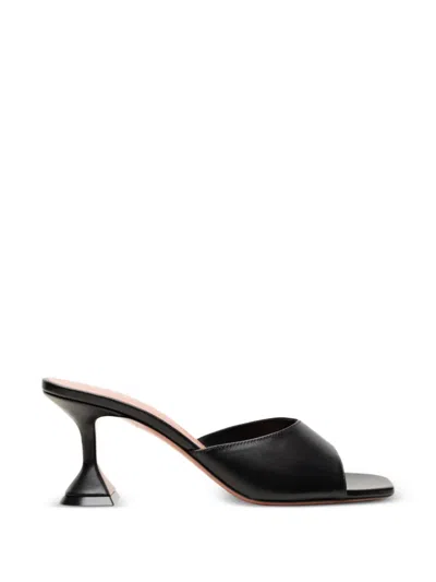 Amina Muaddi Lupita Slipper 70 High Heel Sandals In Black