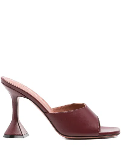 AMINA MUADDI LUPITA LEATHER MULES