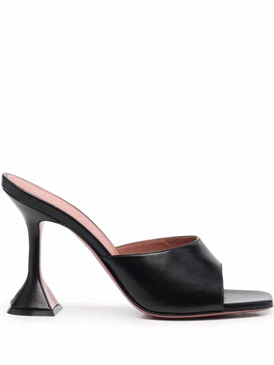 Amina Muaddi Lupita Mules In Black