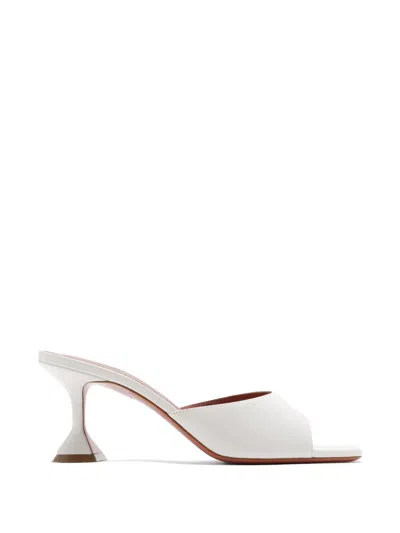 Amina Muaddi Lupita Mules In White