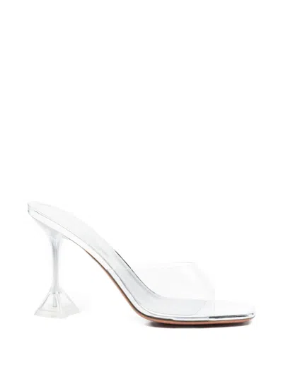 Amina Muaddi Lupita Open-toe Pumps In White