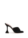 Amina Muaddi Women Lupita Sandals In Black