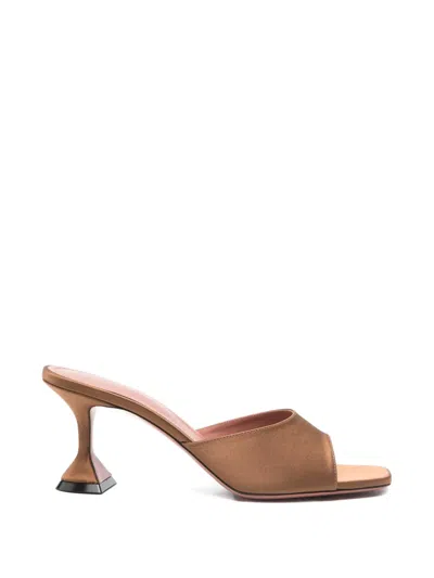 Amina Muaddi Lupita Sandals In Brown