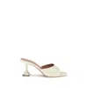 Amina Muaddi Women Lupita Sandals In Metallic