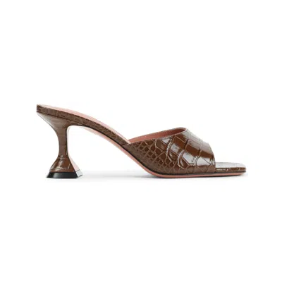 Amina Muaddi Lupita Slipper 70 In Multi