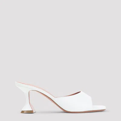 Amina Muaddi Lupita Slipper 70 In White