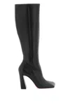 Amina Muaddi High-heeled Boots With Square Head