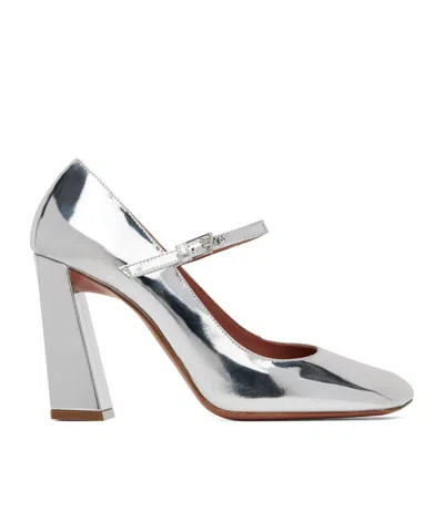 AMINA MUADDI MARY JANE SHALLOW-MOUTH HIGH HEELS