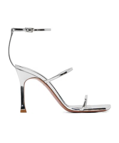 AMINA MUADDI MAYA BUCKLE HIGH-HEELED SANDALS