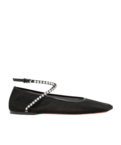 AMINA MUADDI MESH BALLET SHOES