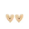 Amina Muaddi Heart Breaker Earrings