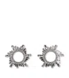 Amina Muaddi Mini Begum Crystal-embellished Earrings