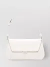 Amina Muaddi Women Black Leather Ami Shoulder Bag