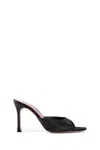 Amina Muaddi Alexa Slipper 90 Open-toed Heels Sandals In Black