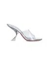 Amina Muaddi Mules Taylor 90 In Transparent