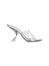 Amina Muaddi Mules Taylor 90 In Transparent