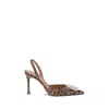 Amina Muaddi Camelia Pumps In Animal Print