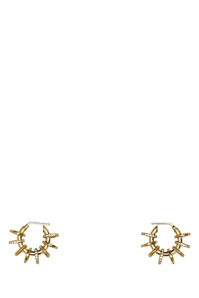 AMINA MUADDI AMINA MUADDI GOLD METAL MULTIRING EARRINGS