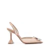 Amina Muaddi Women Begum Mesh Slingback Pumps
