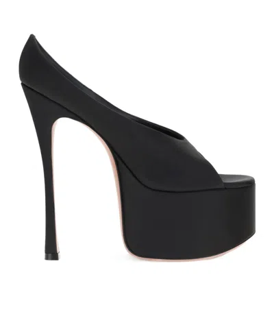 Amina Muaddi Open-toe High-heeled Sandals In Black