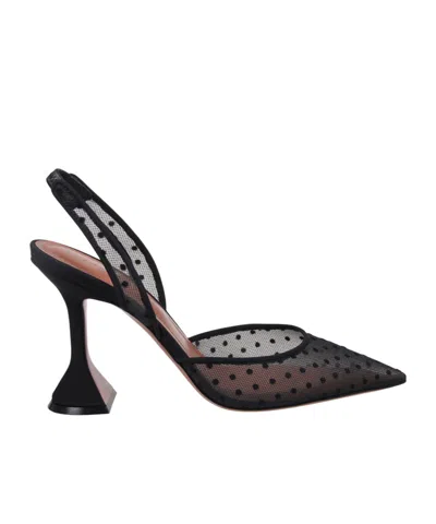 Amina Muaddi Open-toe High-heeled Sandals In Black