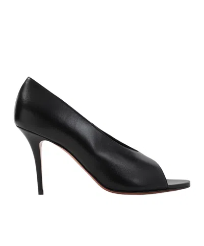Amina Muaddi Open-toed High-heeled Sandals In Black