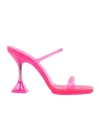 Amina Muaddi Open-toed High-heeled Sandals In Pink
