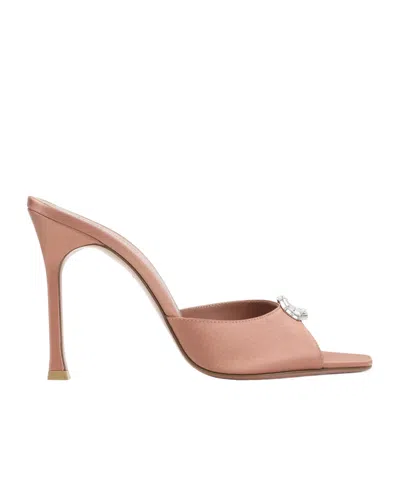 Amina Muaddi Open-toe High-heeled Sandals In Multi