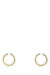 Amina Muaddi Orecchini Amibigslimhoop Gold In Gold