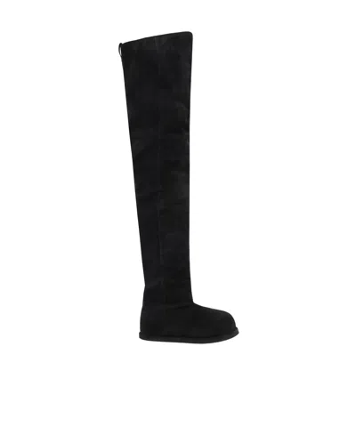 AMINA MUADDI OVER-THE-KNEE FLAT BOOTS