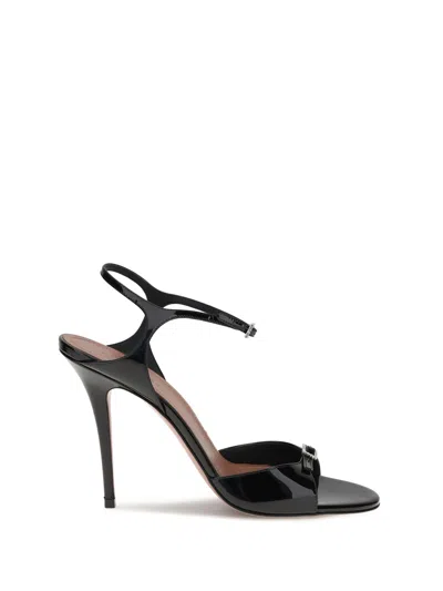 AMINA MUADDI PATENT-LEATHER ADUT SANDAL