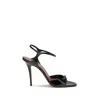 Amina Muaddi Patent-leather Adut Women's Sandal In Black