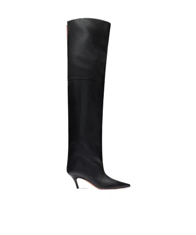Amina Muaddi Point-toed Boots